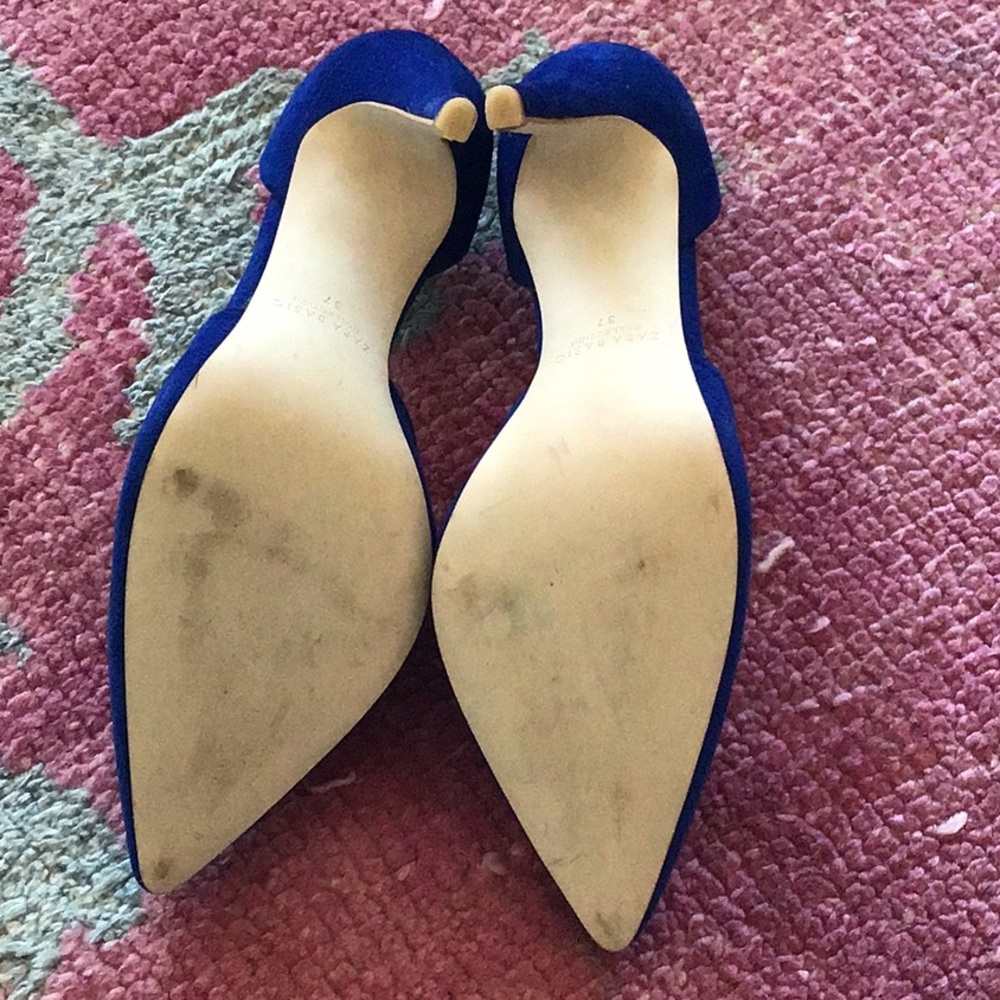 Zara Basic Collection Cobalt Heels - image 3